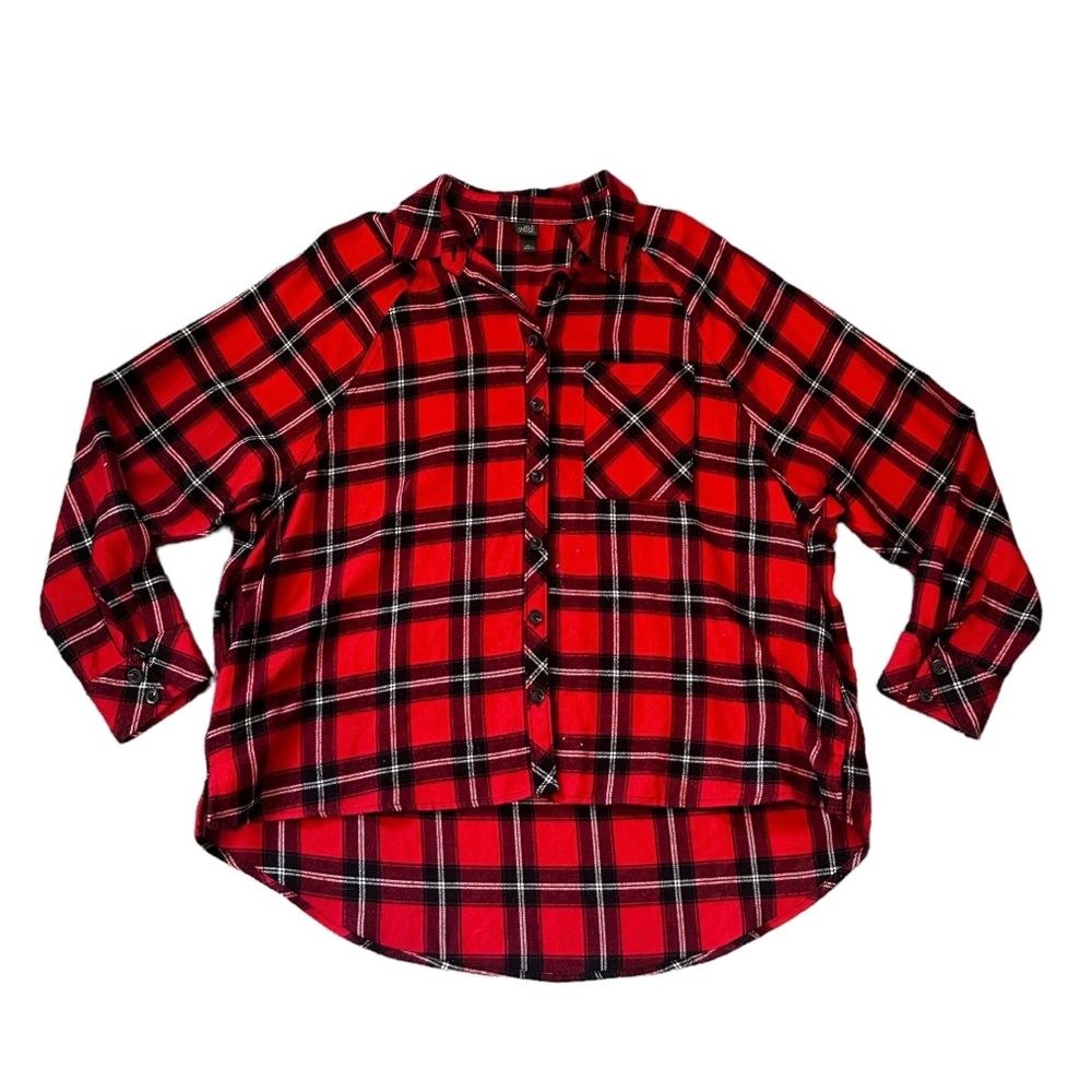 WILD FABLE - Oversized Red Flannel